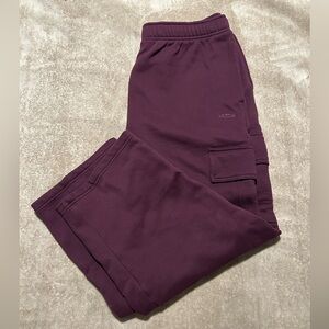 Aritzia Cozy Sweatfleece Mega Cargo Sweatpant Cardamon Size 2XL